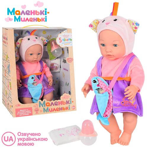 

Пупс музыкальный 40 см (пьет-писает) с аксессуарами (укр) M47123IUA A-Toys (M47123IUA)