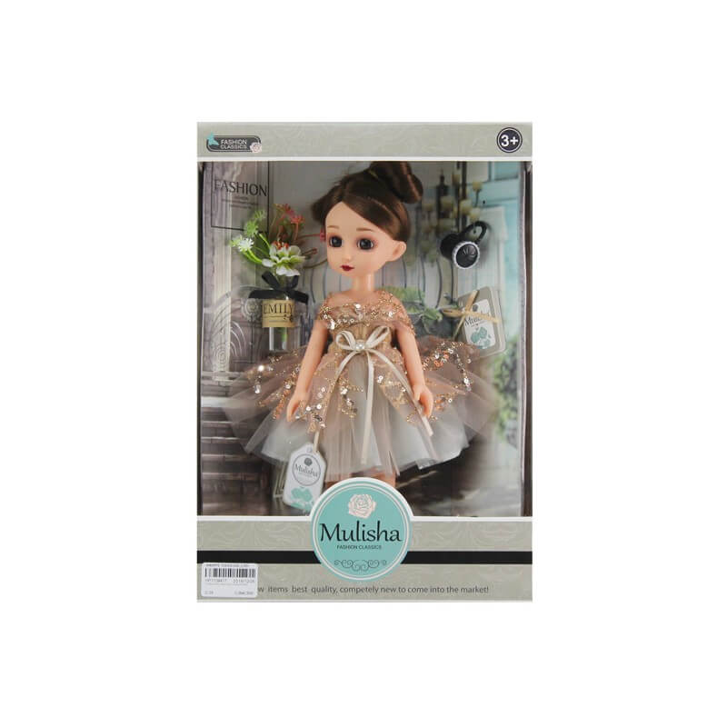

Кукла типа Барби Emily с аксессуарами, высота 33 см QJ098A A-Toys (QJ098A)