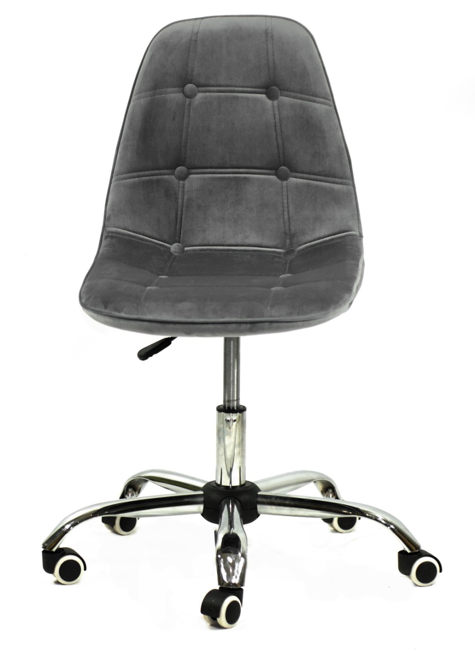 

Стул Alex OFFICE Бархат Onder Mebli Серый В-3