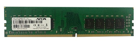 

Оперативна пам'ять AFOX DDR4 4GB 2400MHz (AFLD44EN1P) Bulk (6789674)