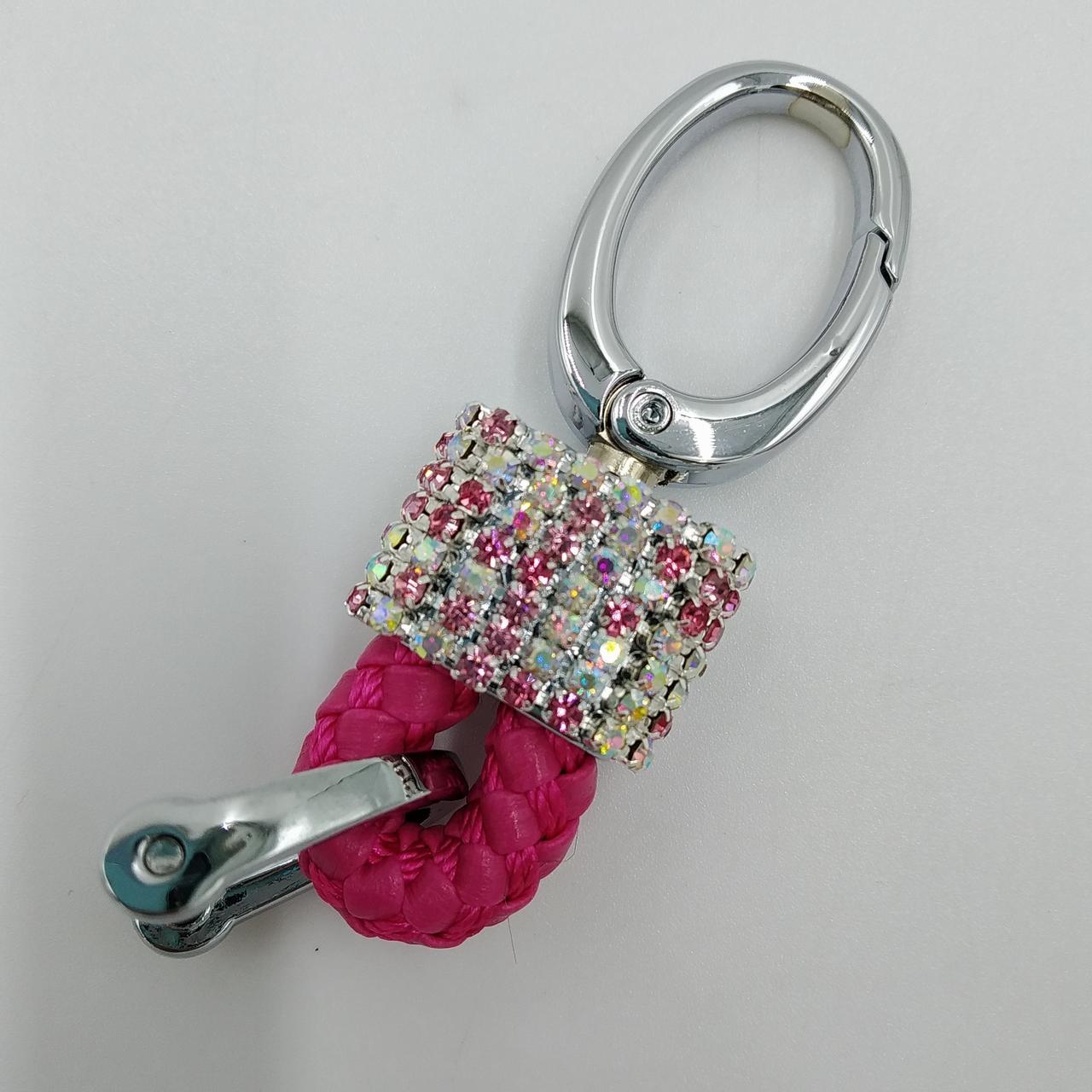 

Брелок для ключей ремешок с карабином Малиновый