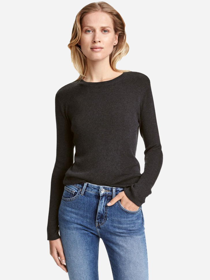 

Джемпер H&M 2hm033000485  Темно-серый, Джемпер H&M 2hm033000485 XS Темно-серый