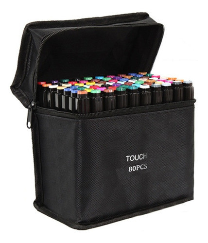 

Набор скетч маркеров для рисования Touch 80 шт./уп. двусторонние профессиональные фломастеры для художников