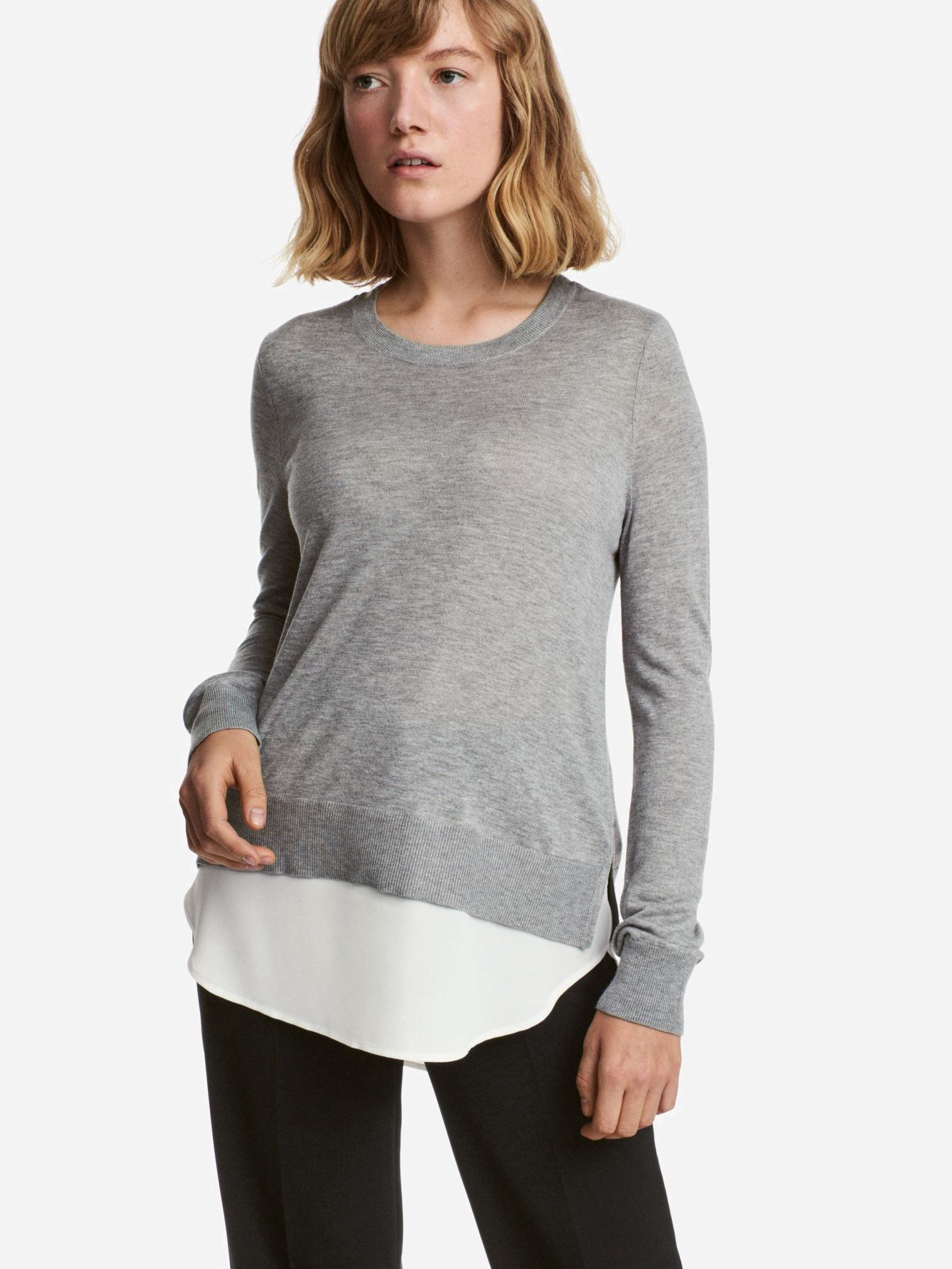

Джемпер H&M 5152436RP12  Серый меланж, Джемпер H&M 5152436RP12 XS Серый меланж