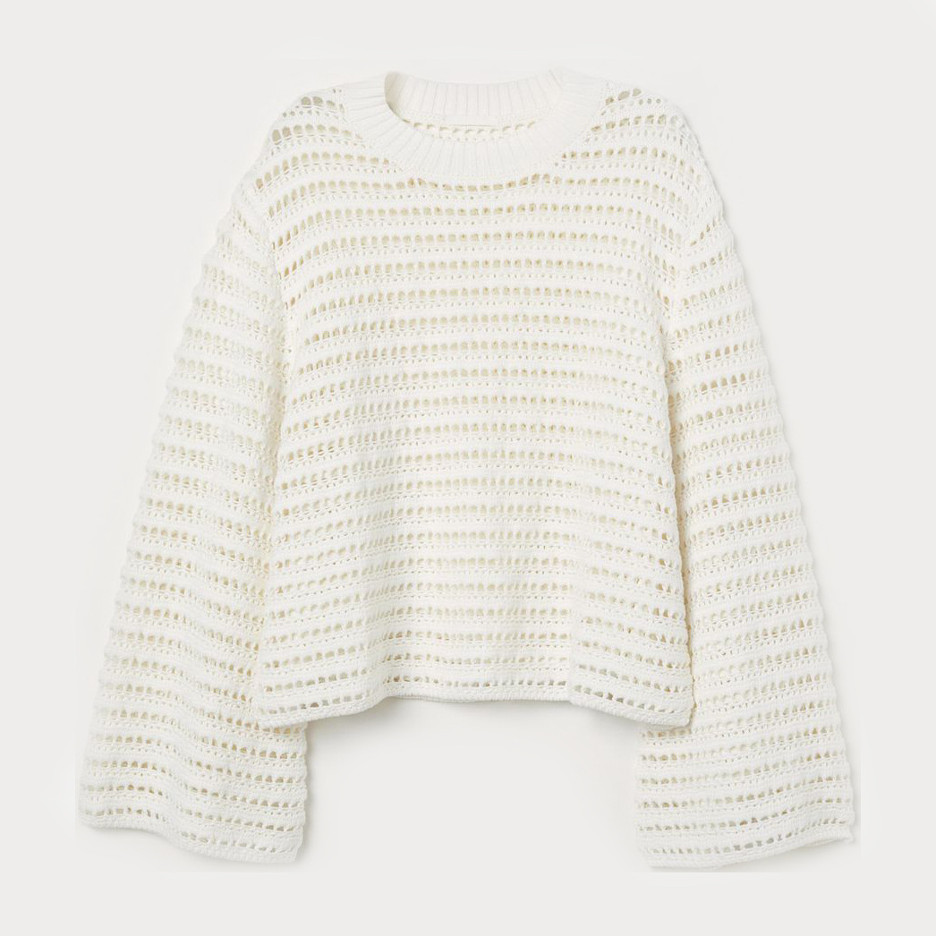 

Джемпер H&M 0637492-8  Белый, Джемпер H&M 0637492-8 XS Белый