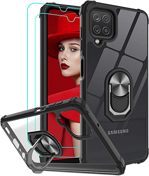 

Панель Drobak Magnetic Ring Case with Airbag для Samsung Galaxy M12 Black