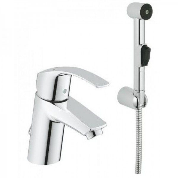 

Смеситель Grohe Eurosmart 23124002 смеситель для умывальника с душем Хром