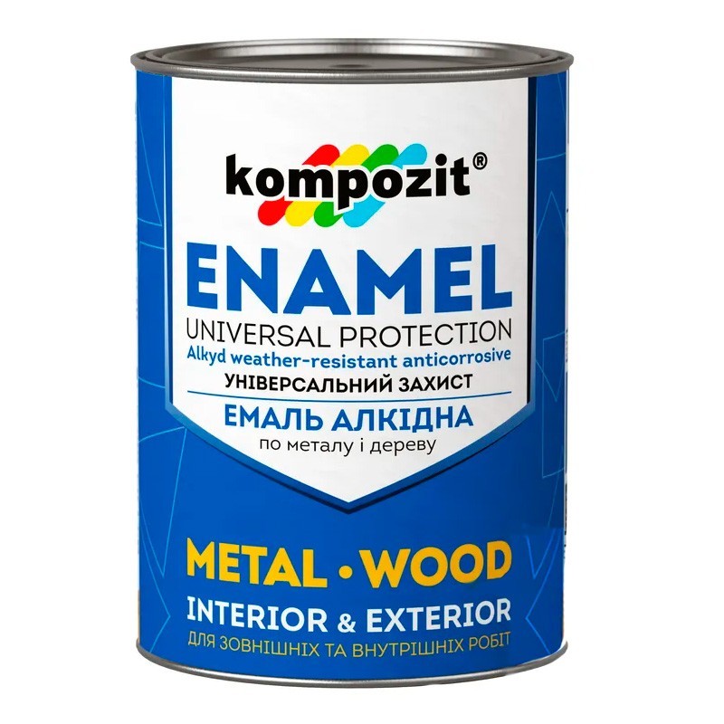 

Эмаль Kompozit алкидная 12кг Красно-коричневая