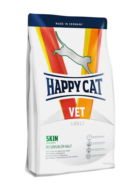 

Сухой корм Happy Cat VET Diet Skin для котов с чувствительной кожей 1.4 кг