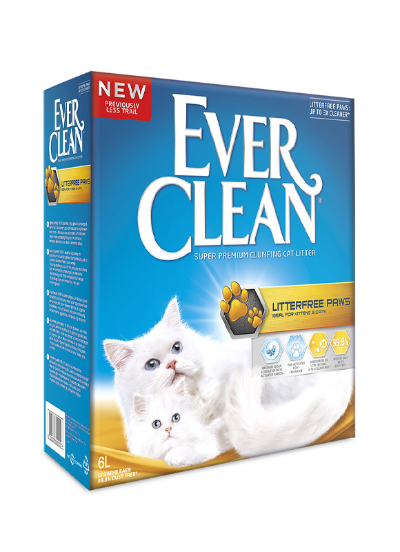 

Комкуючий наполнитель Ever Clean Litter Free Paws Чистые Лапки 6 л