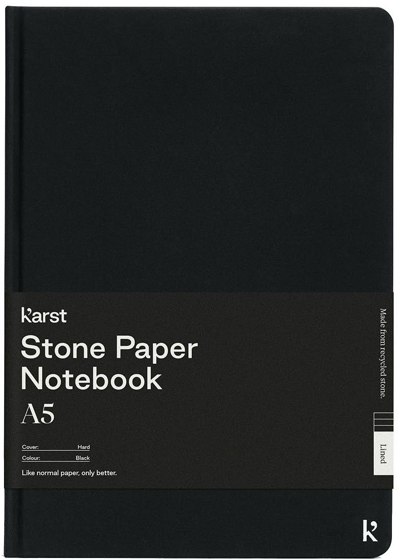 

Блокнот Karst Notebook A5 144 страницы в линию Чёрный (754169026851)