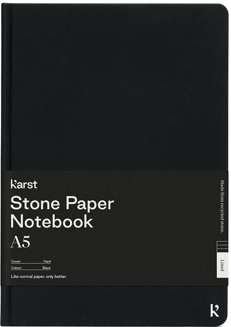 

Блокнот Karst Notebook A5 144 страницы в клетку Чёрный (754169026882)