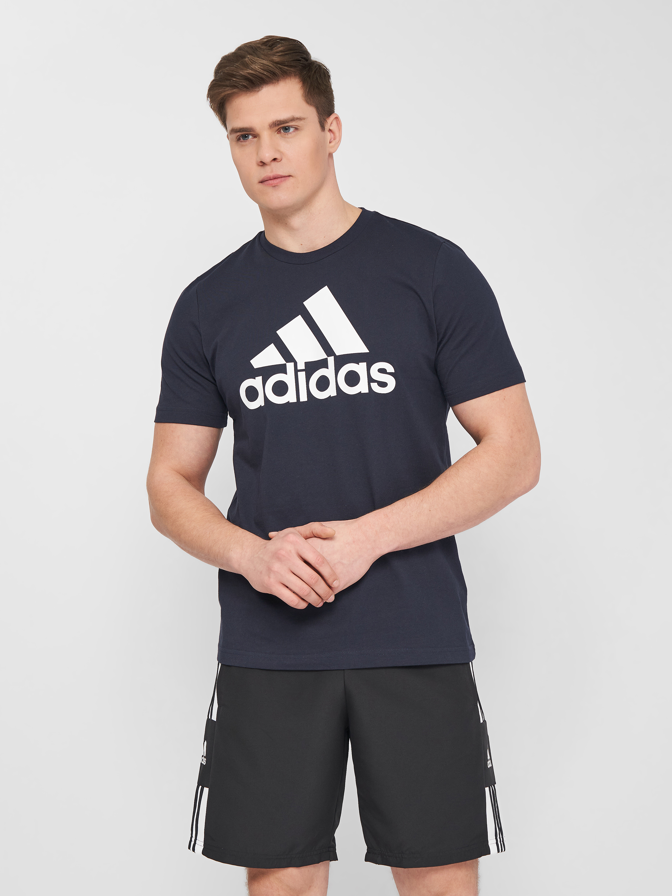 adidas Essentials Big Logo Tee - Blue | adidas Philippines