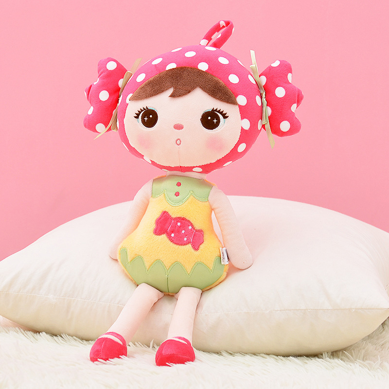 

Мягкая игрушка текстильная кукла подвеска для девочки Metoys Keppel Candy 46 см Розовая (47112)