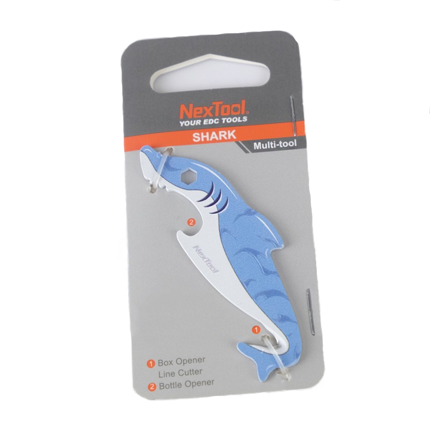 

Міні-Мультитул NexTool EDC box cutter Shark KT5521Blue