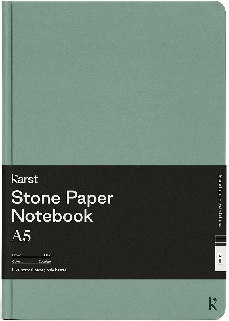 

Блокнот Karst Notebook A5 144 страницы в клетку Эвкалипт (754169024413)