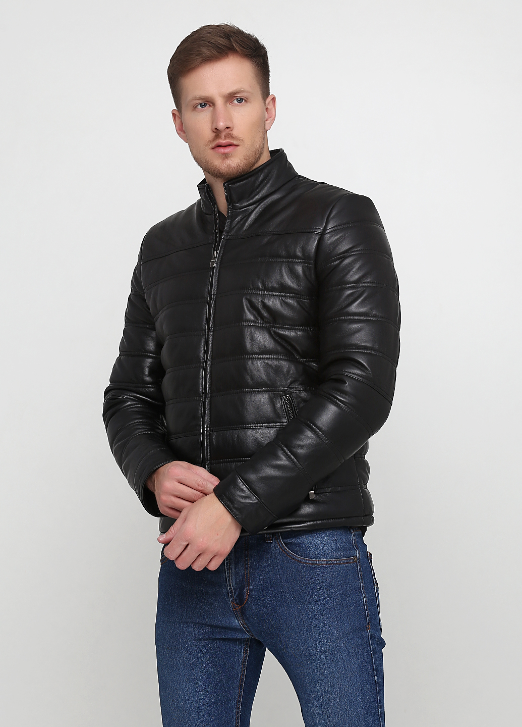 

Куртка из натуральной кожи демисезонная Leather Factory 522913  Черная, Куртка из натуральной кожи демисезонная Leather Factory 522913 L Черная
