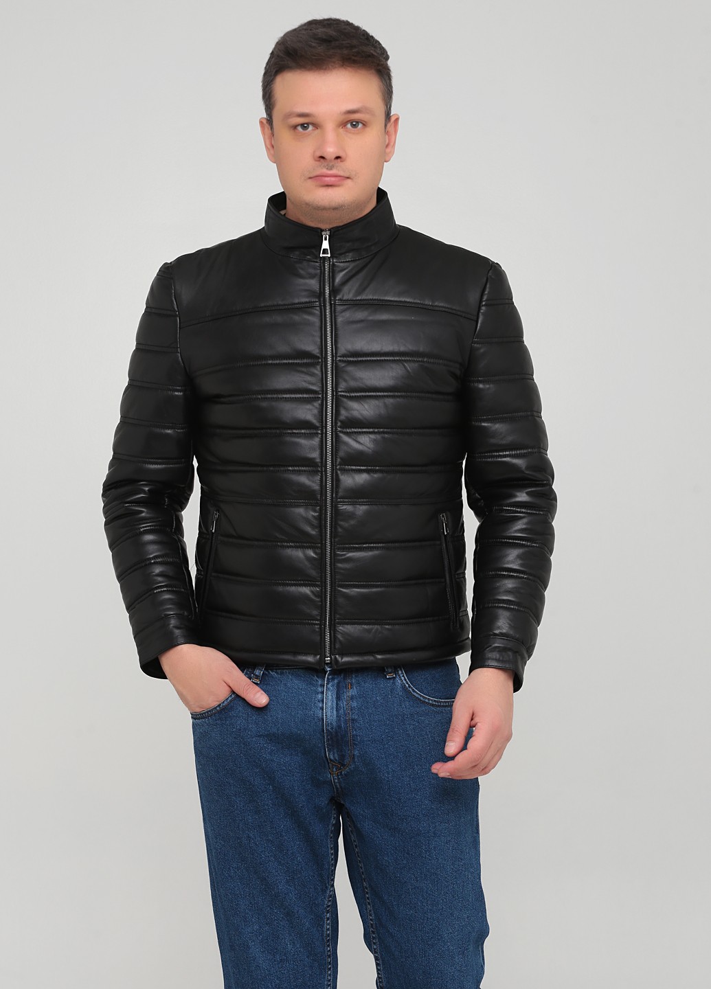 

Зимняя куртка кожаная Leather Factory черная  3, Зимняя куртка кожаная Leather Factory черная XL 3