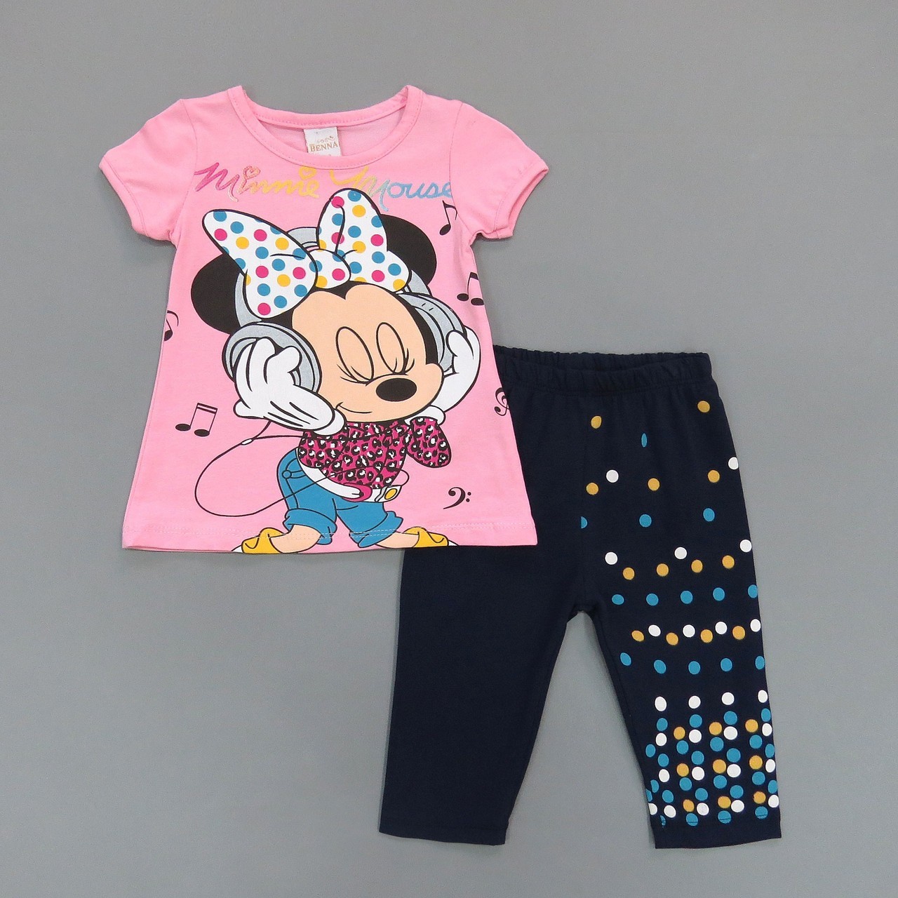 

Летний костюм Minnie Mouse Benna Kids для девочки 104 см Маломерит Розовый/темно-синий 13053