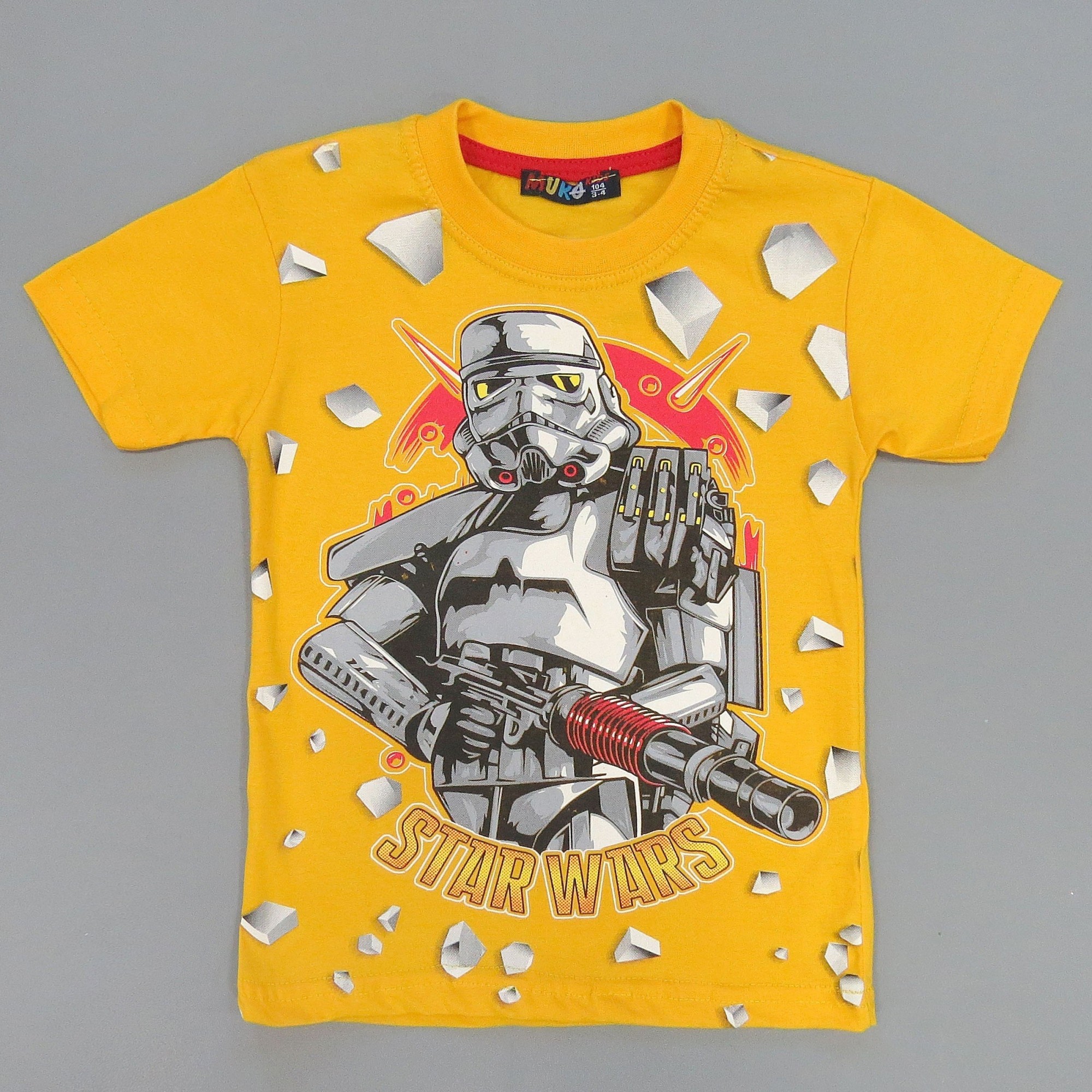 

Футболка Star Wars MUKO kids для мальчика 104 см Желтая 14196