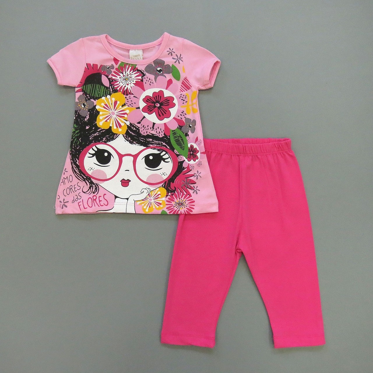 

Летний костюм Benna Kids для девочки 98 см Маломерит Розовый 13072