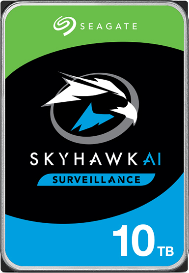 

Жесткий диск Seagate SkyHawk Al HDD 10TB 256 MB ST10000VE001 3.5" SATAIII