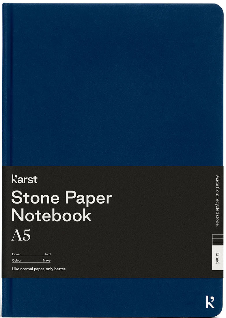 

Блокнот Karst Notebook A5 144 страницы в клетку Темно-синий (754169026929)