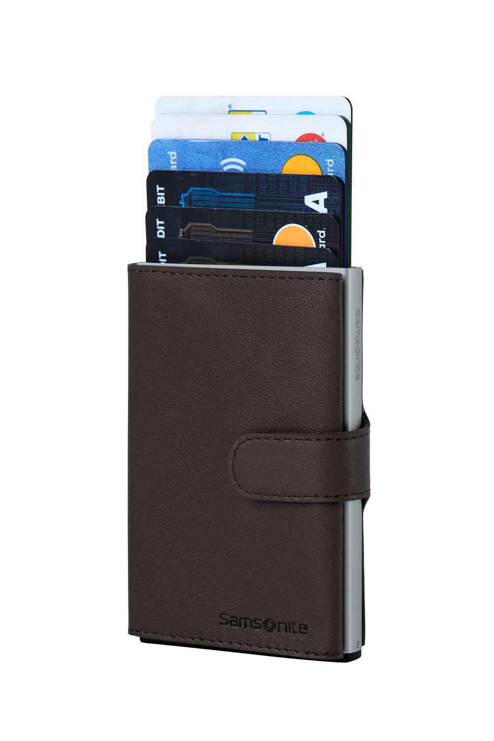 

Кошелек Для Кредитных Карт Samsonite ALU FIT SLG BROWN 6,6x10,2x2,1 KB9*07202