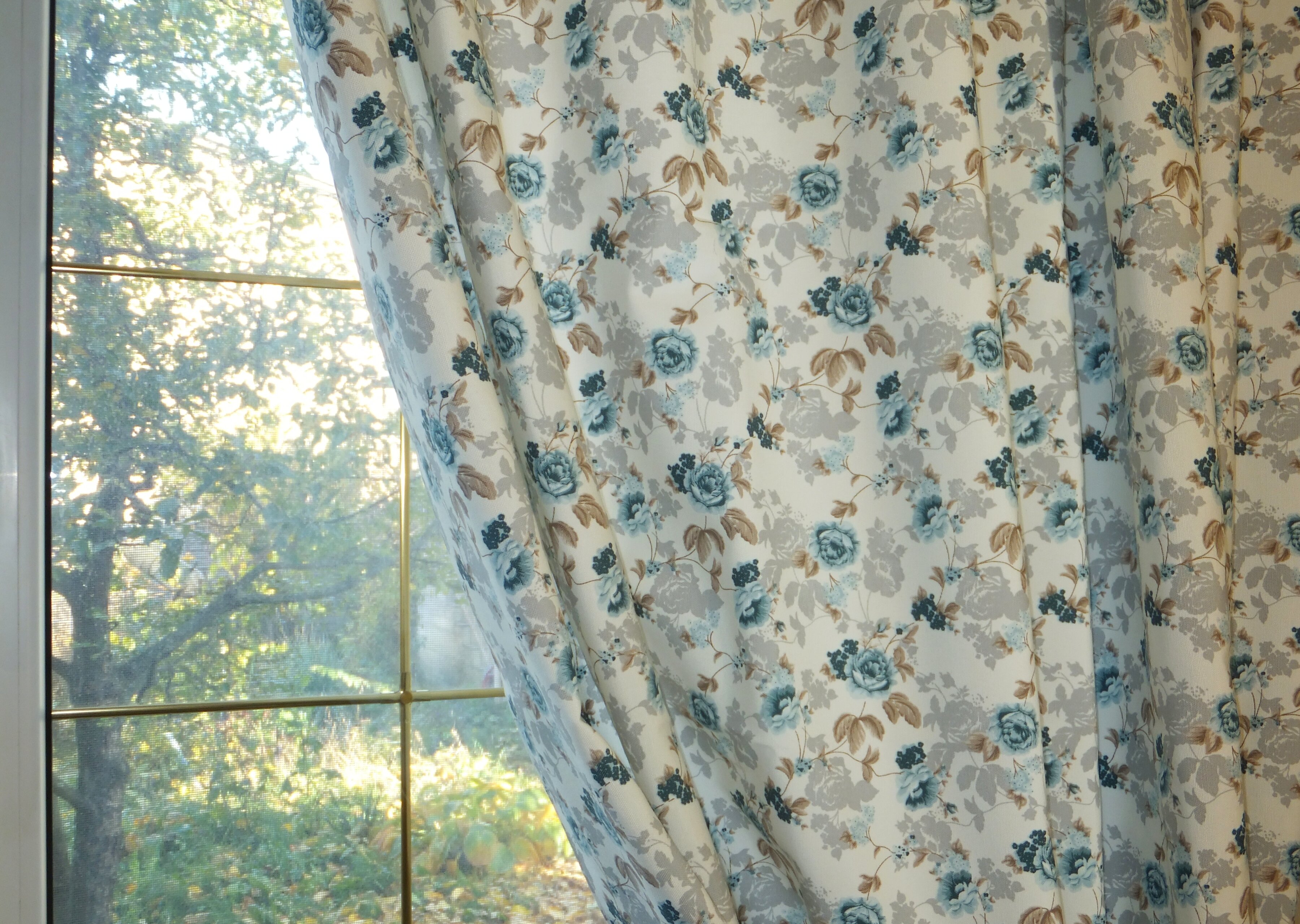 

Комплект штор в стиле Прованс Robert Blue, 275*145 см (2 шт.)