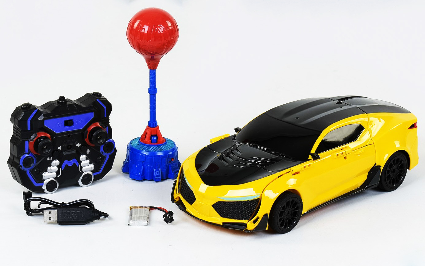 

Робот-трансформер-боксер на радиоуправлении "Autobot Heroes" свет, звук. Yellow (78756)
