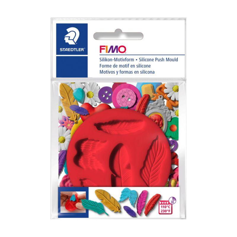 

Силиконовая пресс-форма для полимерной глины Fimo перья диаметр 7 см Staedtler, 872521