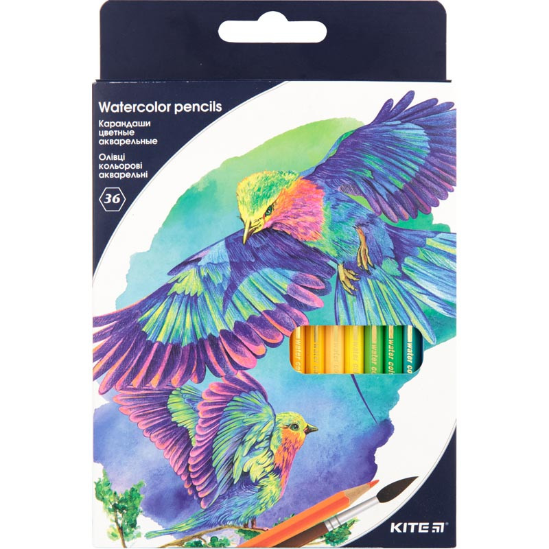

Карандаши цветные акварельные Kite 36 цветов K18-1052, 38339