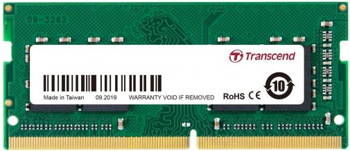 

Модуль пам'яті для ноутбука SoDIMM DDR4 32GB 2666 MHz Transcend (JM2666HSE-32G)
