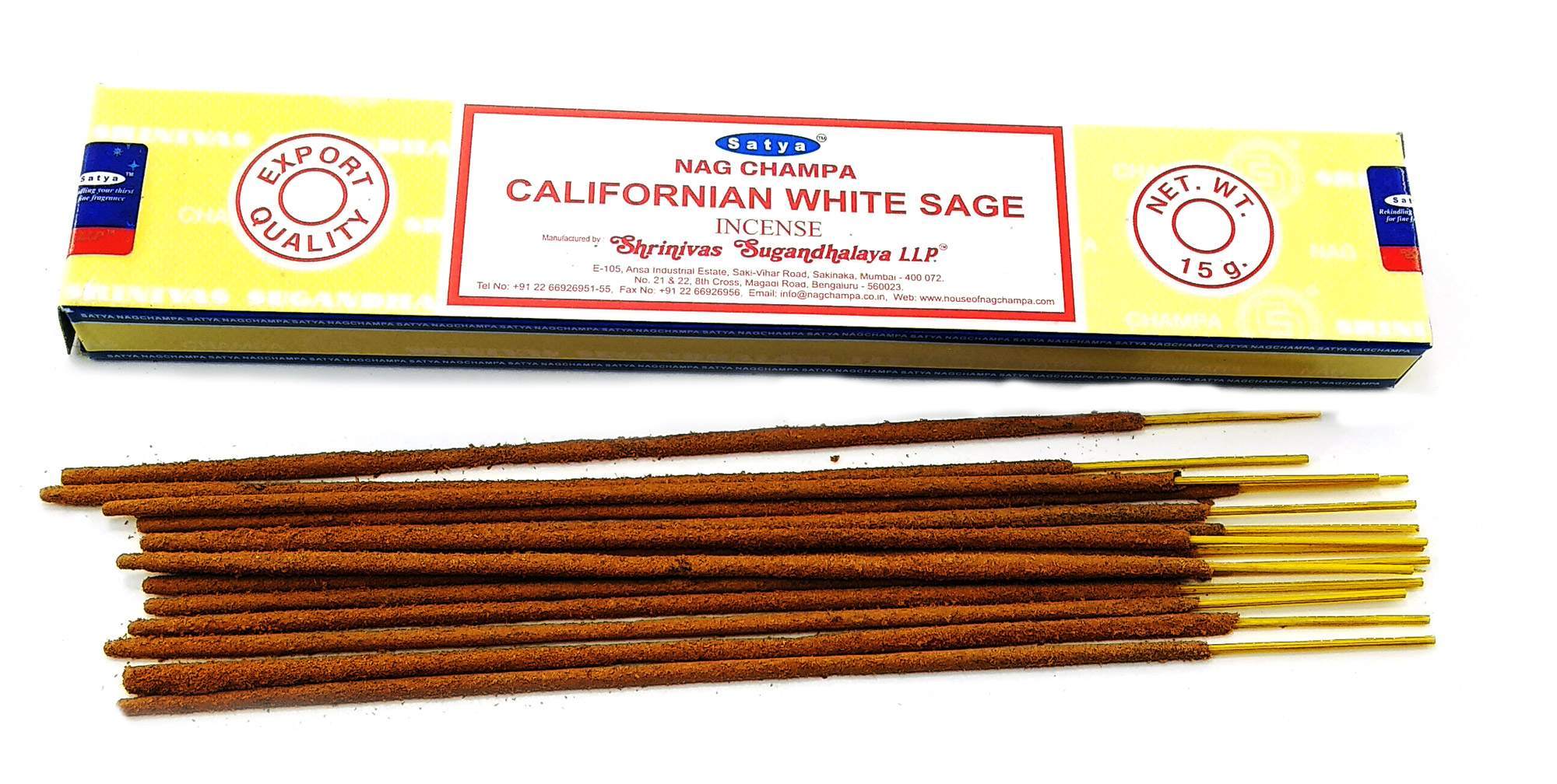 Натуральные благовония Californian White Sage (Калифорнийский белый ...