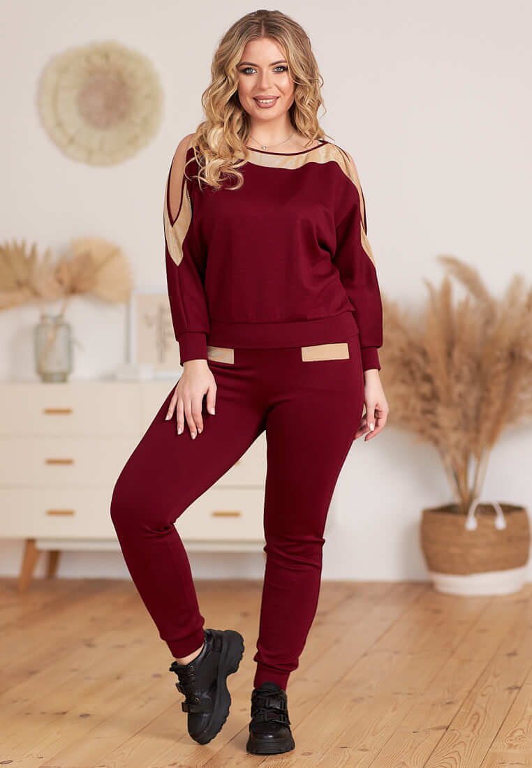 

Спортивный костюм Gressa 3151  Бордо, Спортивный костюм Gressa 3151 54 Бордо