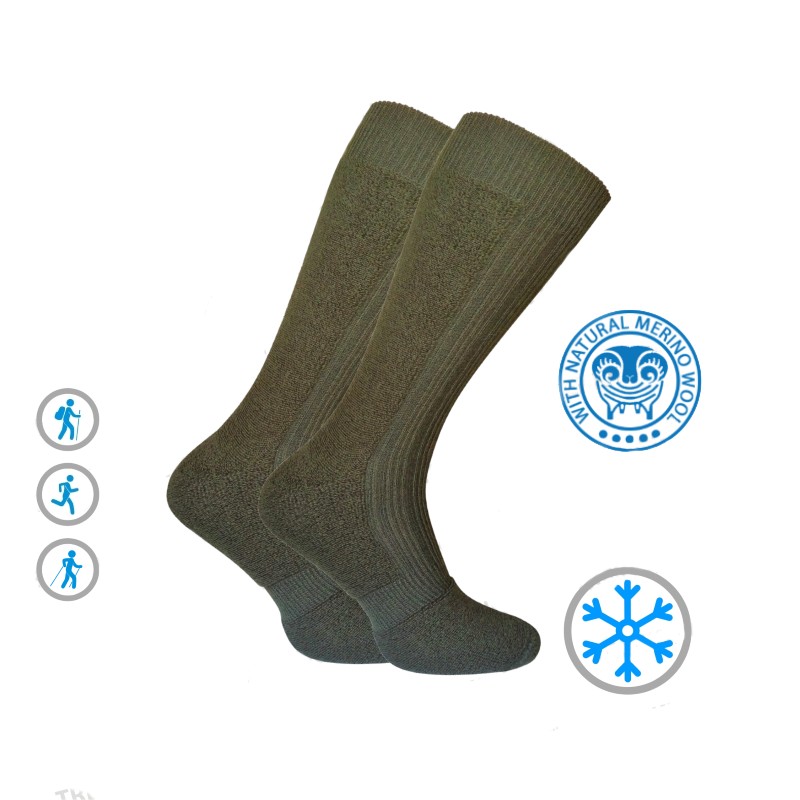 

Носки Trekking MidWinter (38-40) S ХАКІ ЗИМОВІ ВОВНОЮ