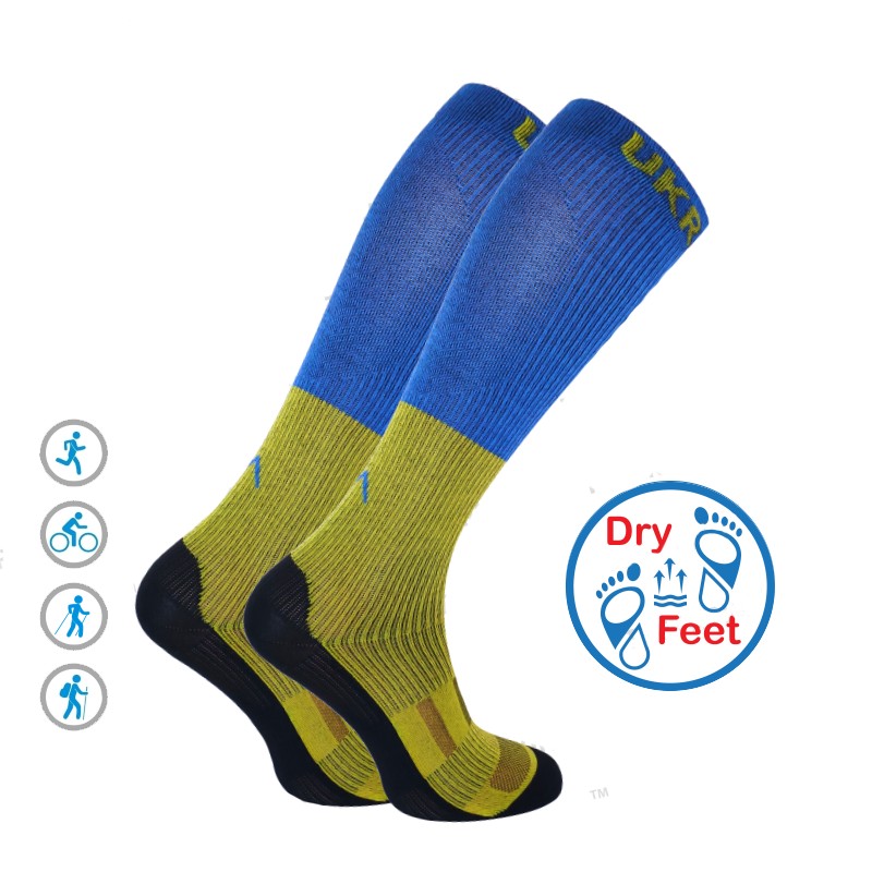 

Носки Trekking MidDry (40-43) M ЧОРНО-САЛАТОВІ Шкарпетки