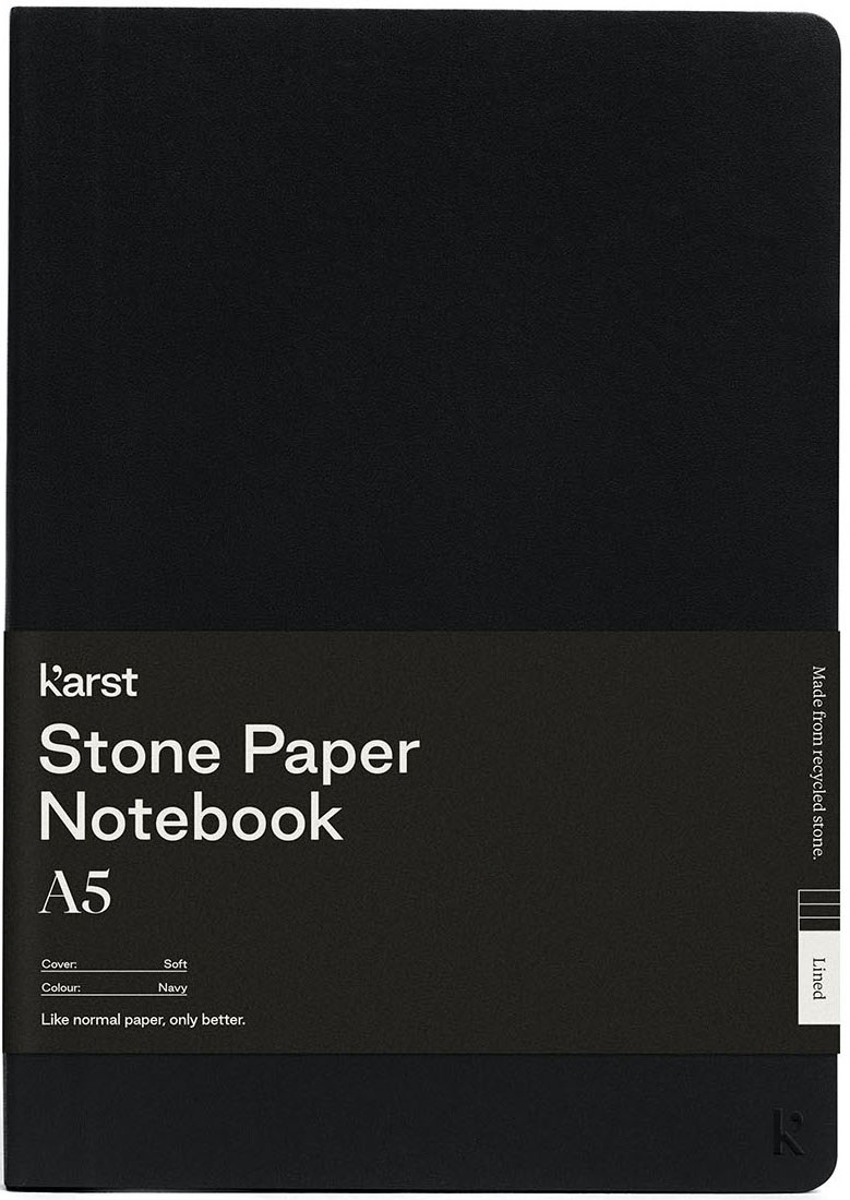 

Блокнот Karst Notebook A5 144 страницы в клетку Чёрный (754169024536)