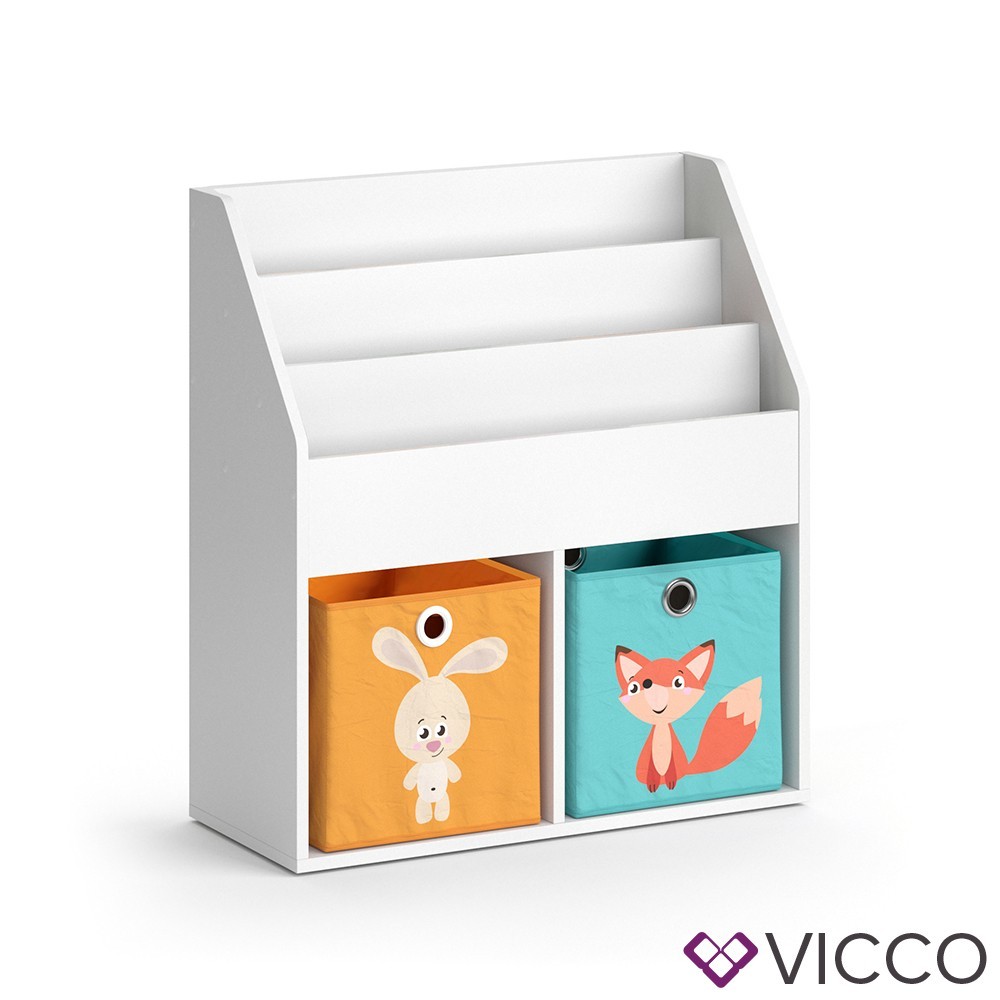 

Комод Vicco Luigi + органайзеры 2 шт. (зайчик, лисичка)
