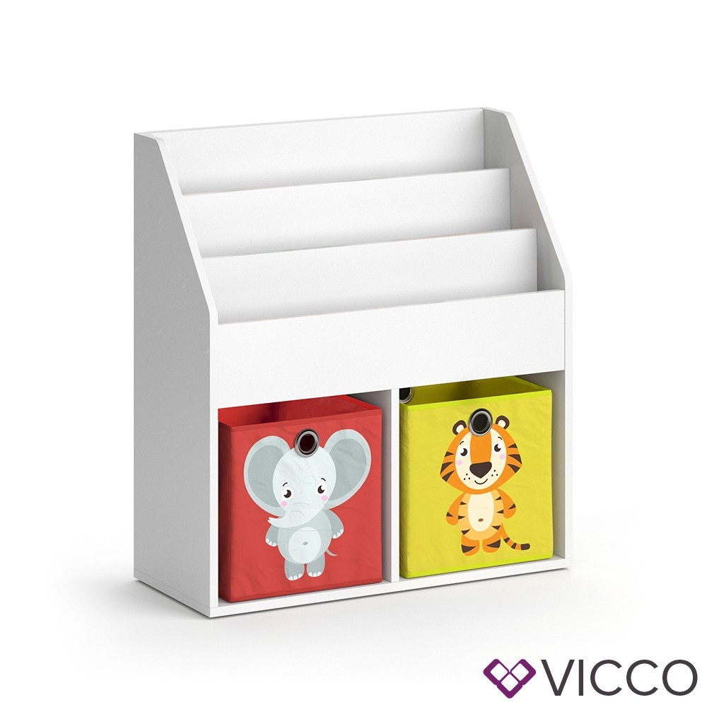 

Комод Vicco Luigi + органайзеры 2 шт. (слоник, тигр)