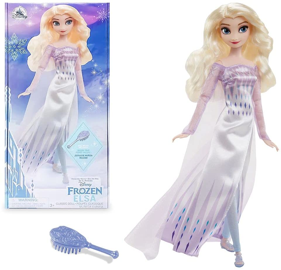 

Кукла Disney Frozen 2 Эльза Холодное сердце с расческой Классическая 2298862