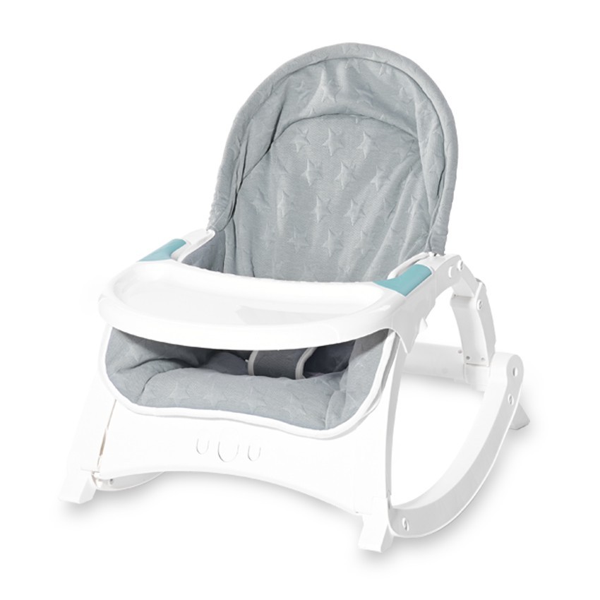 

Кресло-качалка 3в1 Lorelli Alex With Table Silver Blue Stars