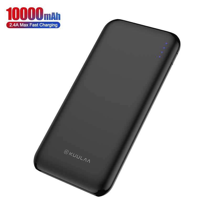 

Внешний аккумулятор Power Bank 10000 mAh УМБ для телефона 2.4A KUULAA (KL-YD06) Черный