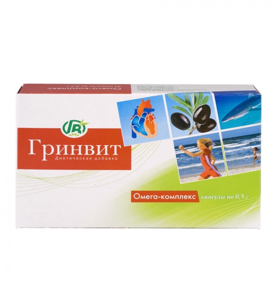 

Капсулы Грин-Виза ГРИНВИТ | Омега-комплекс | 84 капсулы