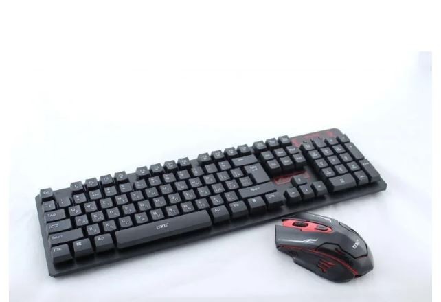 

Клавиатура беспроводная с игровой мышкой UKC HK-6500 черная