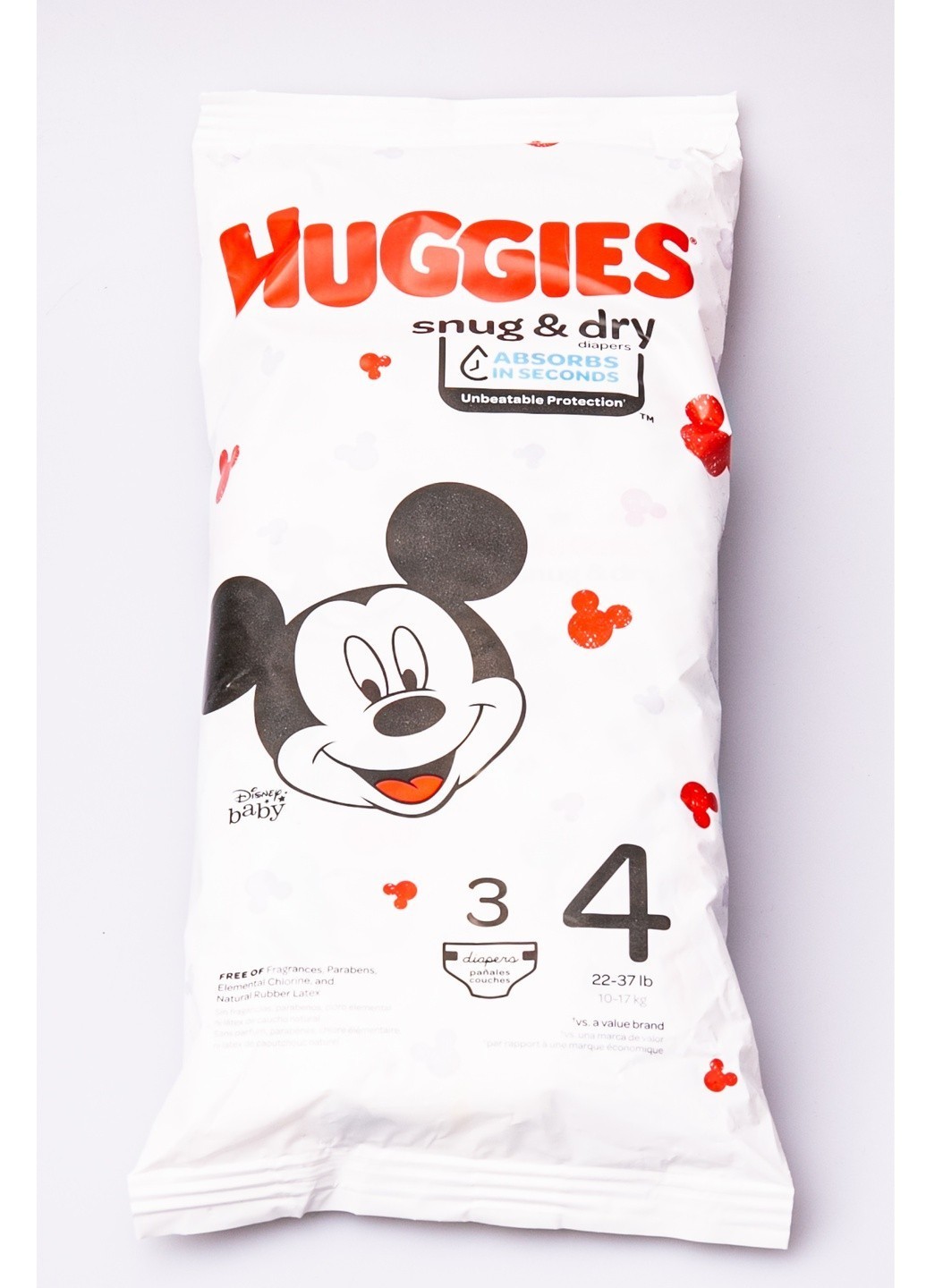 

Подгузники Huggies Snug & Dry 30 шт -4 (10-17kg) (8123405)