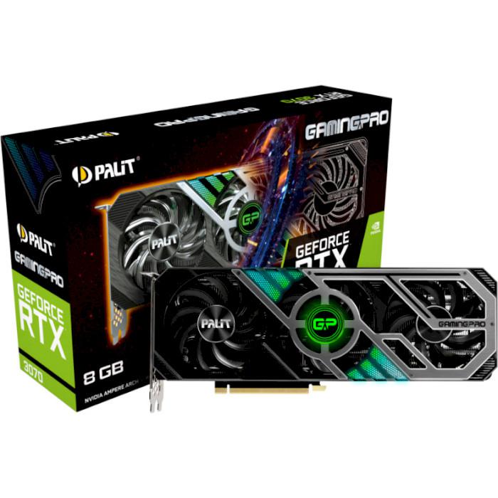 

Видеокарта PALIT GeForce RTX 3070 GamingPro V1 LHR (NE63070019P2-1041A/LHR)