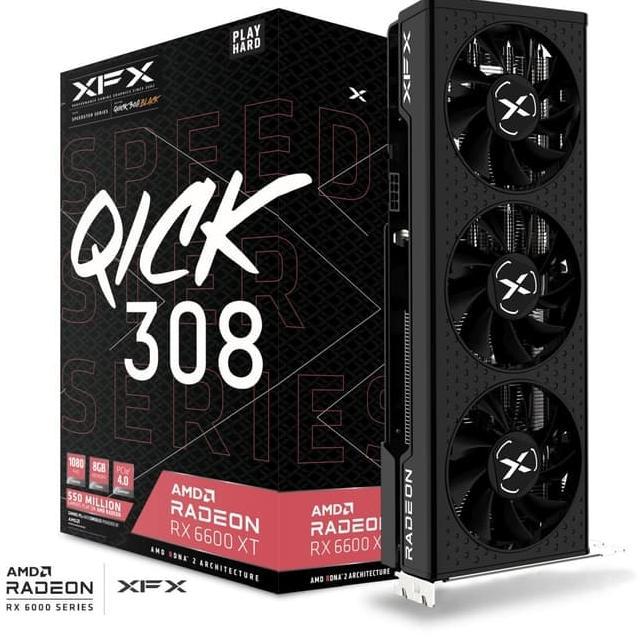 

Видеокарта XFX PCI-E Radeon RX 6600 XT 8GB DDR6 (RX-66XT8LBDQ)