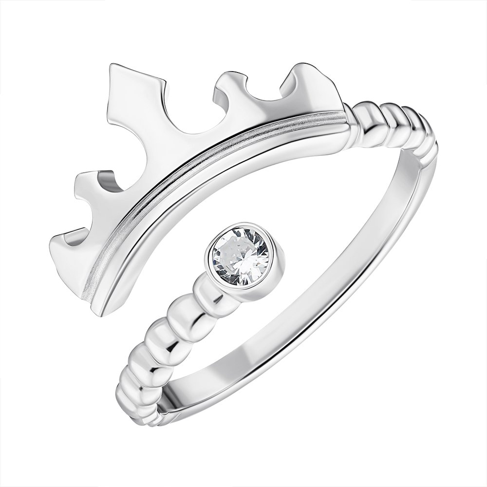 

Серебряное кольцо с фианитом 000148721 16 размера
