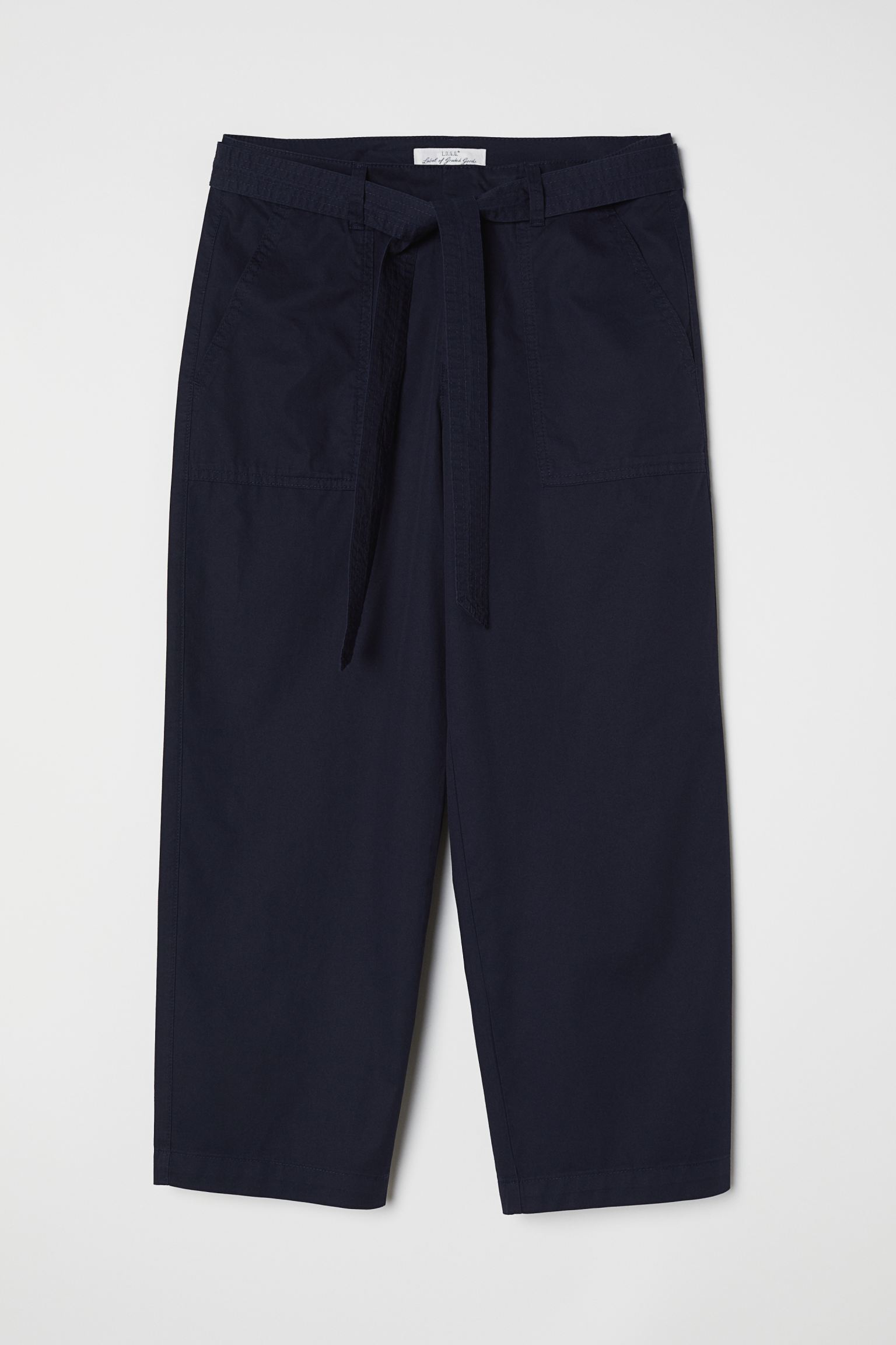 

Кюлоты H&M  темно синий 2201650370, Кюлоты H&M 36 темно синий 2201650370